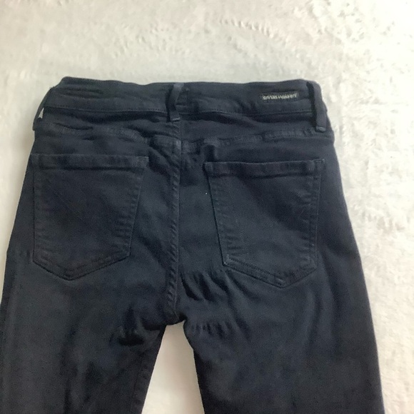 Citizens of Humanity Avedon Slick Skinny Leg Black Jeans Size 28 Flaw - Picture 4 of 11